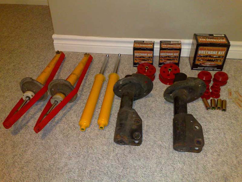 Sunfire koni yellow struts