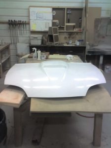 Cavalier SS style fiberglass hood