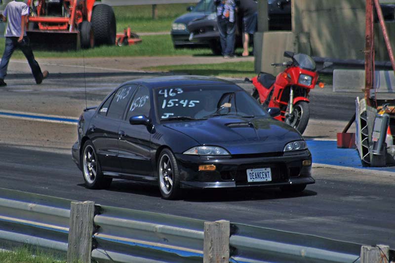 2002 Pontiac Sunfire at Drag Strip